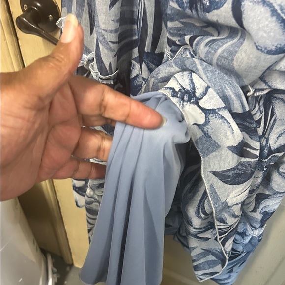 Floral Blue Maxi Dress - Picture 8 of 8